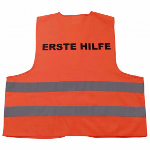 Qualitäts KFZ-Warnweste PREMIUM Erste Hilfe